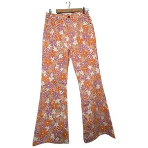 Cotton On Floral Flare Jean Sz 8 Perfect for Spring
